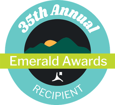 35th Annual Emerald Awards recipient badge