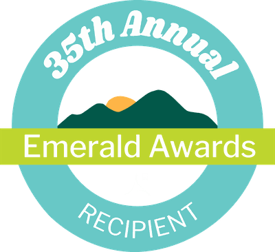 35th Annual Emerald Awards recipient badge