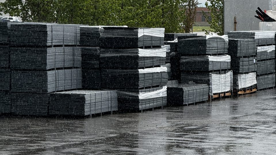The Grey is Green yard in Lacombe, Alberta